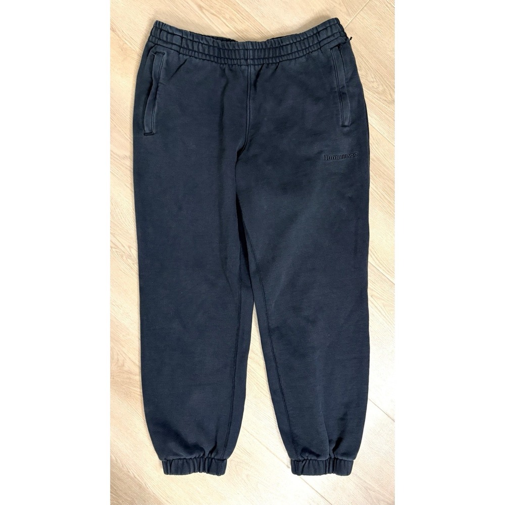 Adidas Human Race Pharrell Williams  Sweatpants Size Large Zip Side Pockets